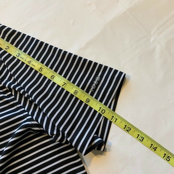 IZOD Golf Polo Shirt Mens Large Performance Tee Short Sleeve Striped Athleisure - Picture 12 of 12